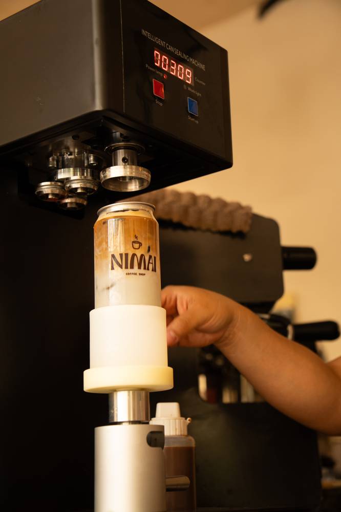 Envasado de café frío Nimai en lata